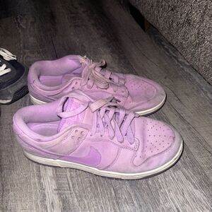 Purple NIKE sneakers